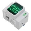 Digital Energy Meter, AC Voltage   Frequency, Power 3 Phase Multi-function Monitor with DIN Rail for Industry, Power Plants
