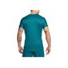 Nike Rafa Challenger Dri-FIT Однотонная футболка-пуловер с круглым вырезом и коротким рукавом с принтом логотипа Мужская одежда Топы Земляной-Синий Вольт DV2887-381