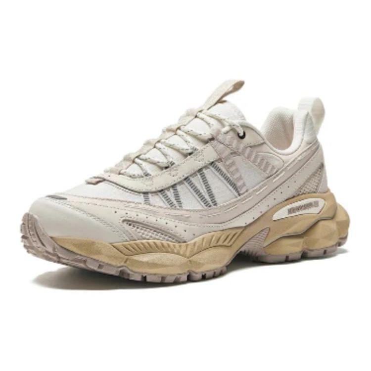 Anta Ag02 Круглый носок на шнуровке, амортизирующие, износостойкие, низкие, повседневные туфли, мужские кроссовки, белые, серые 112418802A-2