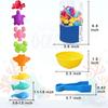 1 Bucket 36/40/56Pcs Anti-deform Baby Toy Stimulate Thinking Skills Exercise Fine Game Dinosaur Sorting Multicolor Enlightenment