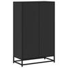 Bookshelf Black 65.5x33x107.5 cm Engineered Wood