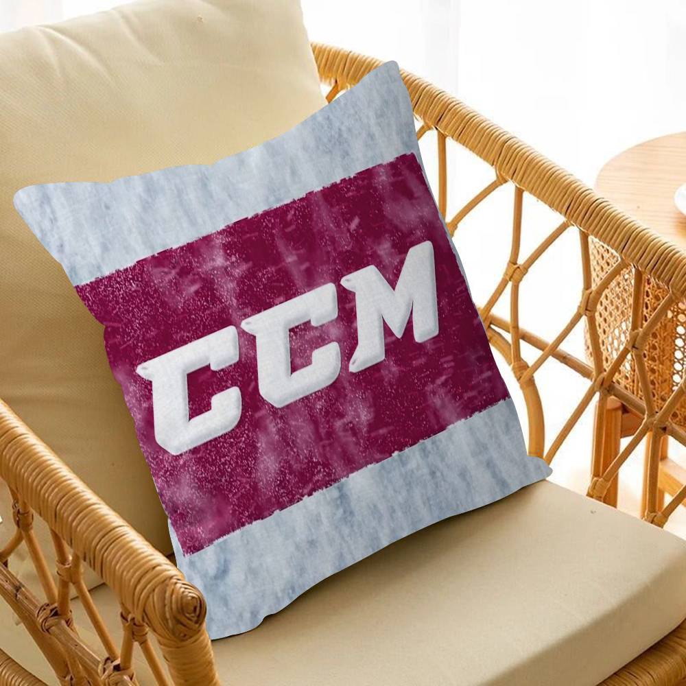 CCM Хоккей Кленовый Дизайн Наволочка Счастливый Осенний Урожай Декор Праздничный Декор Наволочка