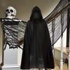 Elegant Hooded Cloak for Halloween & Christmas Devil Witch Grim Reaper Costume Cape Unisex Adult & Kids Party Cosplay