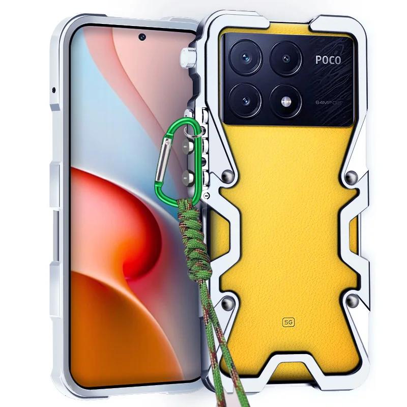 Для Xiaomi 14T Pro Алюминиевый металлический бампер Рамка Тонкий чехол-накладка с защитной пленкой для камеры