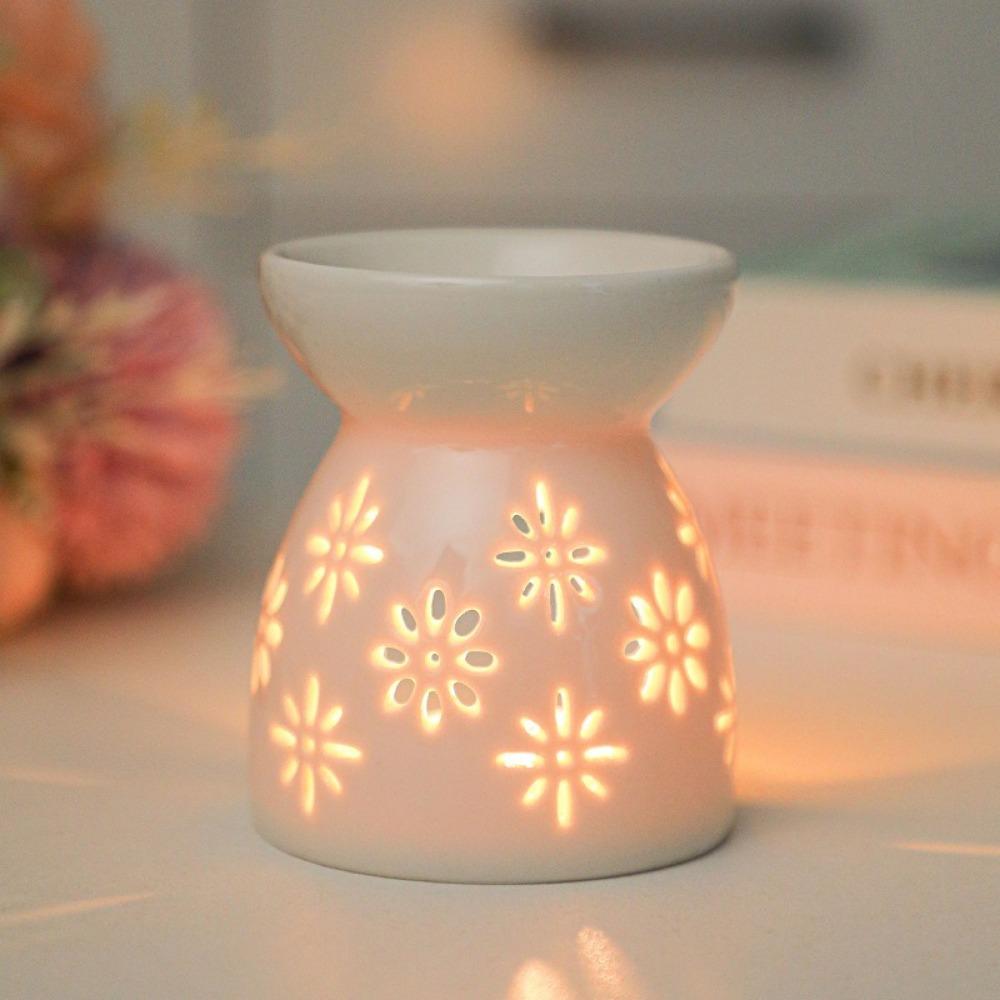 Ceramic Candle Lamps Essential Oil Burners Aroma Burner Incense Lamps  Home Living Room Decoration