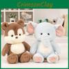 And Cartoon Squirrel Elephant Plush Toys With Pp Cotton Filling For Kids Gift