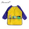 Children's Long Sleeve Waterproof Painting Smock with Velcro Closure