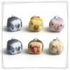 5Pcsset Cute Simulation Parrot Plush Doll Super Mini Square Parrot Key Chain Pendant Soft Stuffed Toy For Girl Bag Pendant Gift