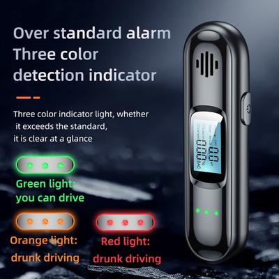 Портативный бесконтактный цифровой алкотестеры, алкотестеры, анализаторы, ЖК-экран, быстрый отклик, высокоточный детектор