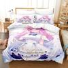 Kawaii Misono Mika Постельное белье Single Twin Full Queen King Size Bed Set Adult Kid Bedroom Duvetcover Set Anime Parure de lit Bed