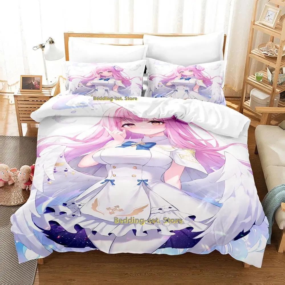 Kawaii Misono Mika Постельное белье Single Twin Full Queen King Size Bed Set Adult Kid Bedroom Duvetcover Set Anime Parure de lit Bed