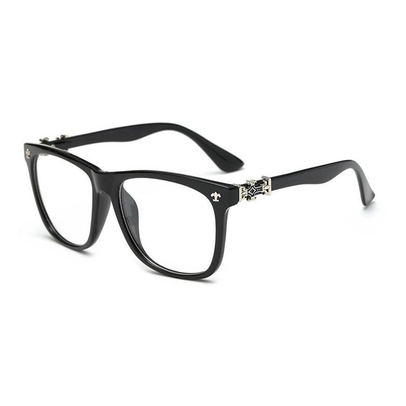New Kejia Internet celebrity glasses frame men's retro literary flat glasses trend large frame thin glasses
