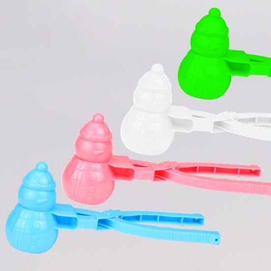 Снежколеп Игрушки для снежков с ручкой Пластиковый инструмент-коготь для снежков для зимних развлечений на открытом воздухе и в помещении Строительство песочных замков