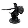 White Copper Spartan Shogun Warrior Chess Piece Ornament – Retro Soldier Toy Gift for Boys