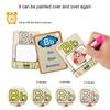 Water Drawing Card 26 Alphabet Coloring Book & 2 Magic Pen Letter Card Painting Board English Learning Educational Toys