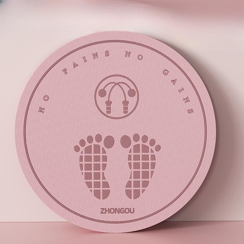 Коврик для прыжков без веревки, амортизирующий и звукоизоляционный, домашний детский коврик для йоги в помещении, нескользящий и противоударный, 64 см