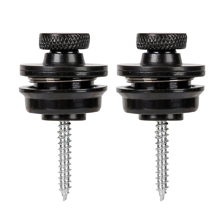 Набор из 2 ремней для гитары, безопасные фиксаторы, элегантные кнопки, набор гитарных аксессуаров, металлические фиксаторы ремня, деталь для ремонта электрогитары