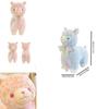 Cute Llama Alpaca Plush Toy For Girls Birthday Gift, Cartoon Lamb Stuffed Animal Pillow
