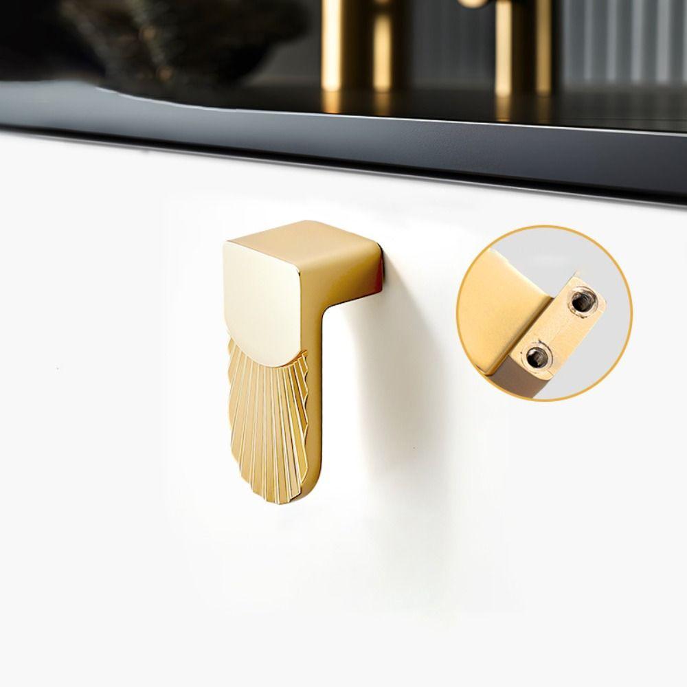 Легкая роскошная ручка для двери шкафа из цинка, цинкового сплава, мебельного ящика, шкафа, маленькая ручка для дома