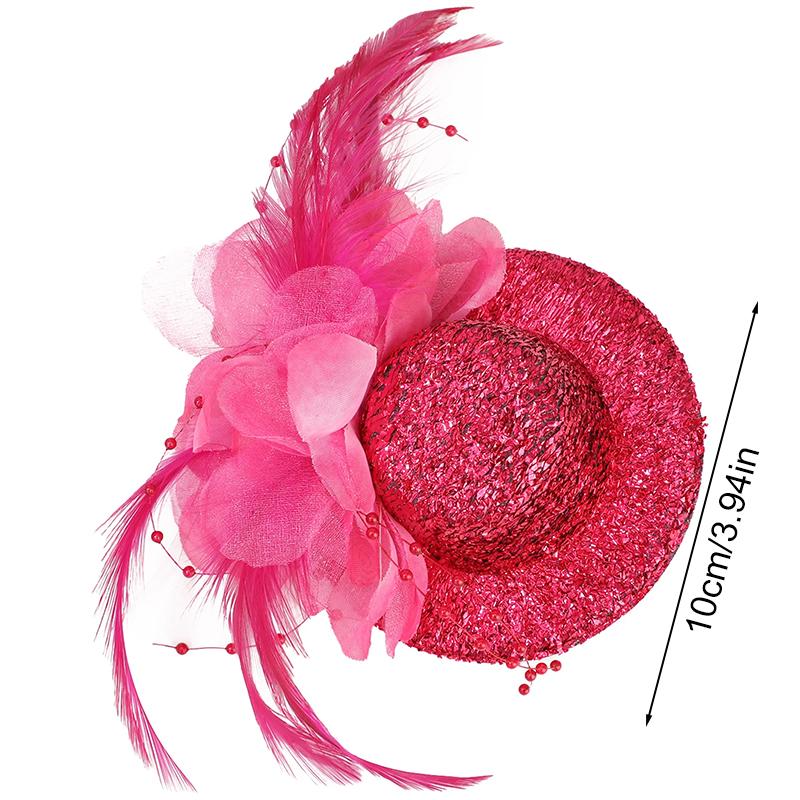 1 шт. Заколки для волос Перо Женские аксессуары для волос Фасинатор Головной убор Декор из жемчуга