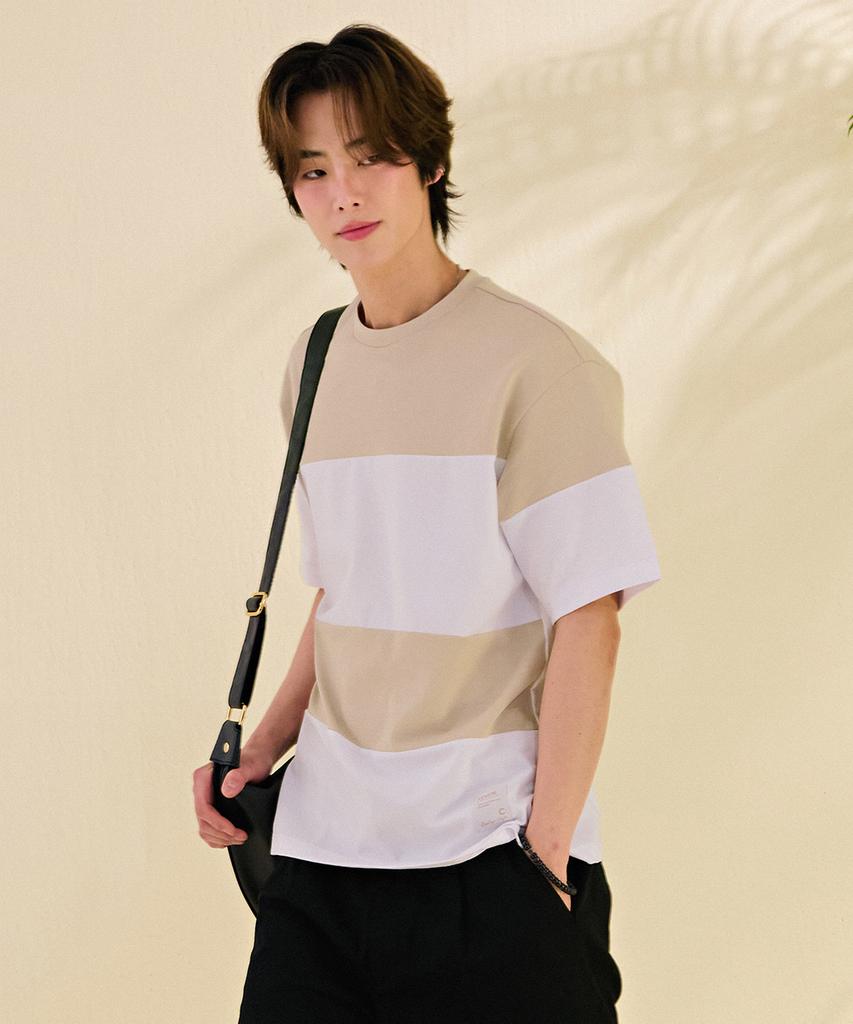 CHASECULT Men'S Color Block Short Sleeve T-Shirt-Dbrk5817D0X