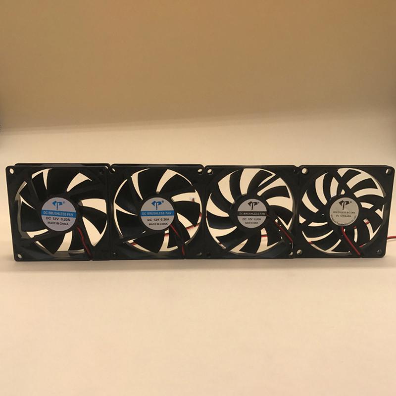 Бесщеточный вентилятор постоянного тока, корпус компьютера, охлаждающий вентилятор 5 В, 12 В, 24 В, подшипник процессора, крутые две линии