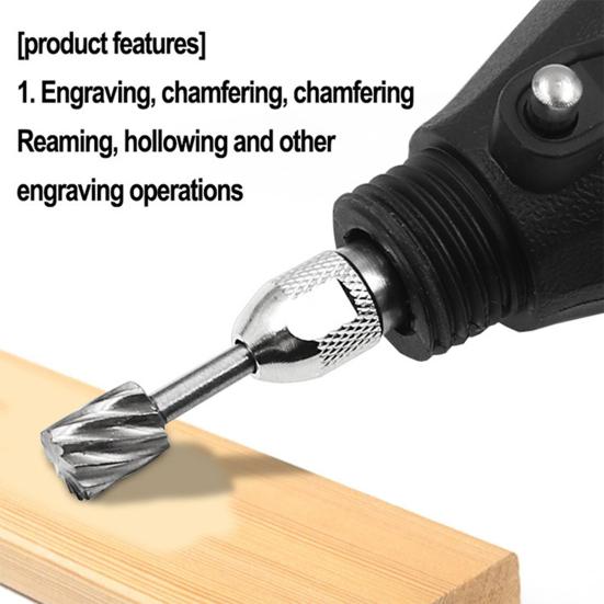 6 шт. спиральные фрезы высокой твердости, износостойкие деревообрабатывающие дрели, роторные напильники, товары для дома