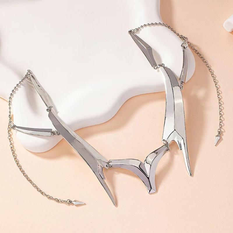 Неправильная Титановая Сталь Маска Готический Панк Металл Механический Инопланетянин Жидкое Лицо