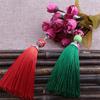Style Bag Lobster Buckle Nylon Fringe Key Keychains Chains Keyring Car Hanging Chain Chinese Fashion Tassel