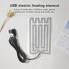 USB нагревательная пленка электрическая грелка 5 В перчаточный нагреватель складной карбоновый коврик с подогревом многофункциональный для одежды перчаток обуви
