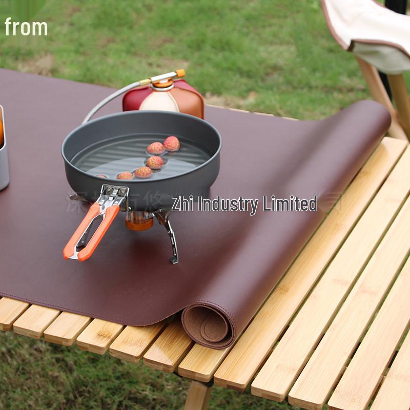 Водонепроницаемый уличный кожаный коврик для пикника - Большой размер для кемпинга и барбекю