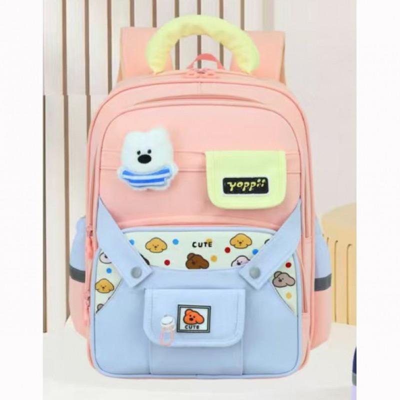 Kids Lightweight Backpack School Spine Support Ergonomic Design Large Capacity Nylon Bag Ages 8-12 Boys Girls