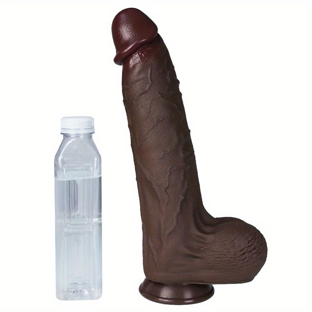 Очень большой реалистичный дилдо 14,17" – Сверхмягкий силиконовый пенис с сильной присоской для игры без рук, Реалистичная текстура, Игрушка для взрослых для женщин и пар
