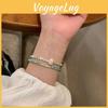 Highend Fashionable Womens Bracelet With Unique Pearls Geometric