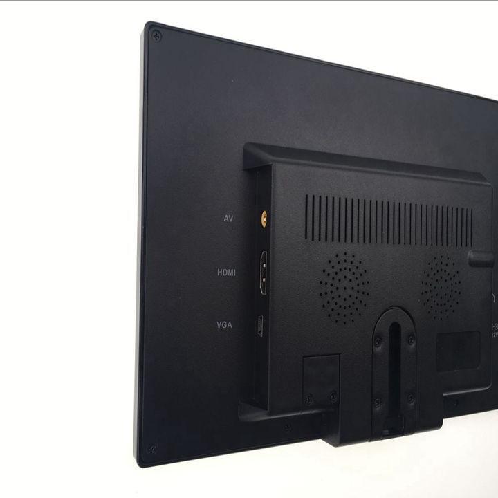 9-дюймовый HD-монитор для автомобиля с динамиками, AV, HDMI и VGA входами