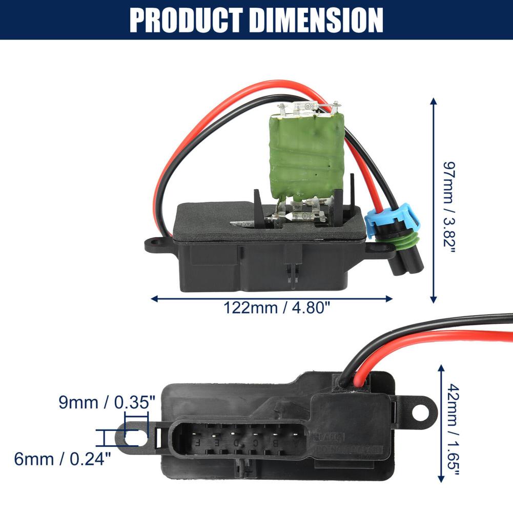 Автомобильный вентилятор мотор резистор кондиционер вентилятор скорость регулировка сопротивление 89018770 совместимо с Ford Chevrolet