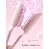 Minhuang Egg Roll Hair Curler 32mm French Water Wave Three-Tube Egg Roll Clip Long-Lasting Styling Cake Roll Magic Tool for Women
