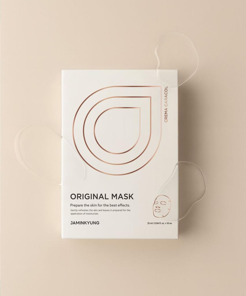 Маска для лица с муцином улитки Crema Caracol 20 г (10 листов)