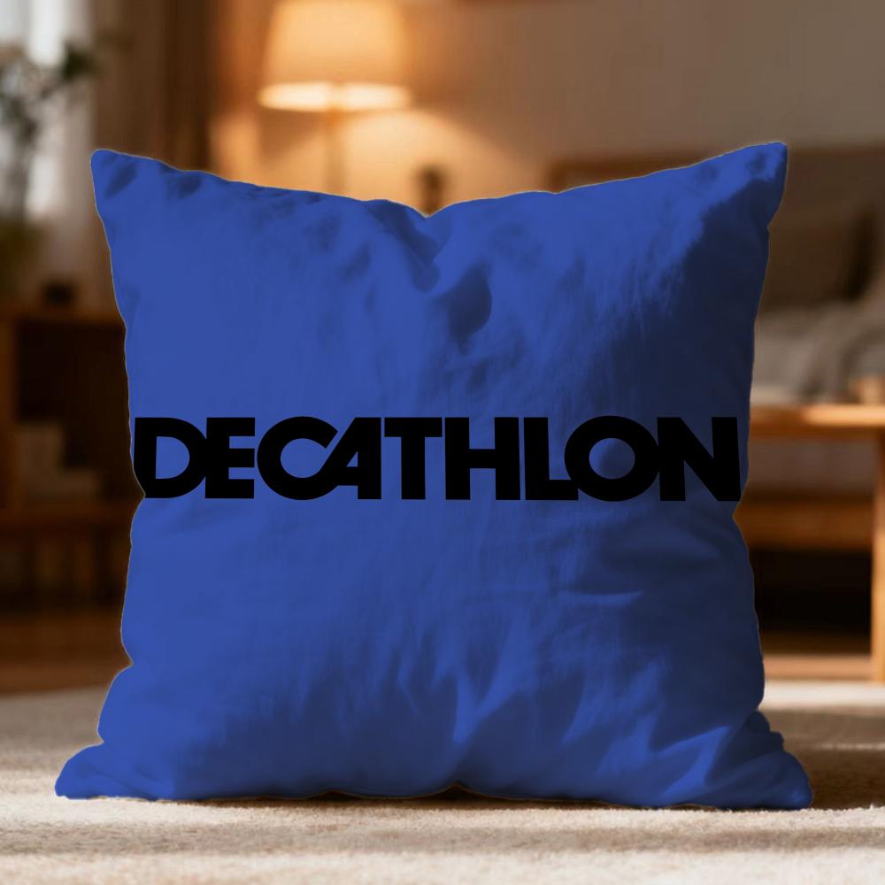 Горячая наволочка D-Ddecathloned Мягкая стирающаяся наволочка для подушки Многоцелевая для дивана, кровати, путешествий, офиса