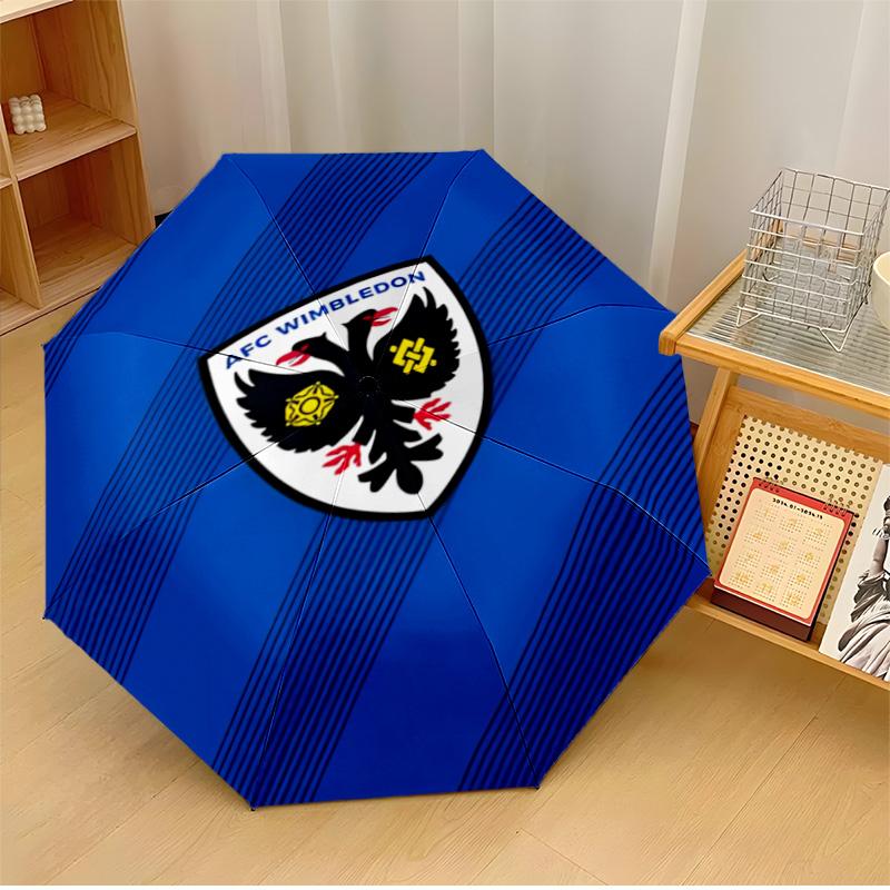 AFC Wimbledon Printed umbrella lightweight for travel camping and leisure a musthave for family holidays and birthday gifts