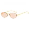 Солнцезащитные очки кошачий глаз женские для улицы, для шопинга, солнцезащитные очки без оправы для вождения, очки ретро овальные солнцезащитные очки, защита UV400