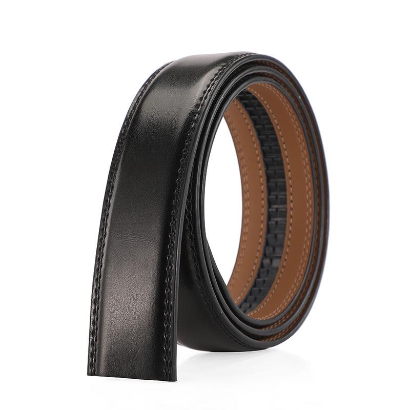 Hot Selling 3.5 Belt for Men: Buckleless Genuine Cowhide Automatic Belt with Customizable LOGO