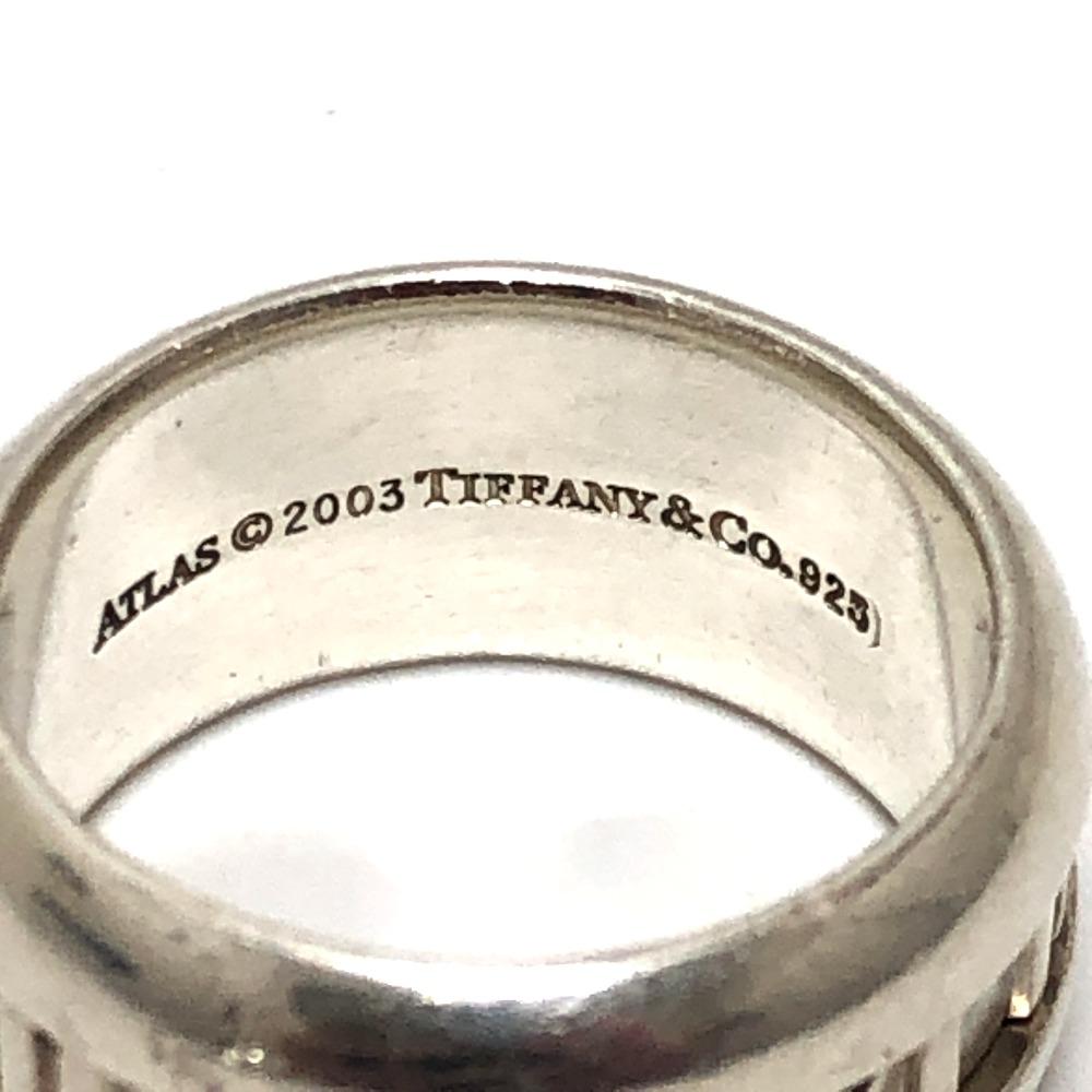 TIFFANY&Co. Atlas 2003 Wide Accessory Jewelry Ring SV925 Silver