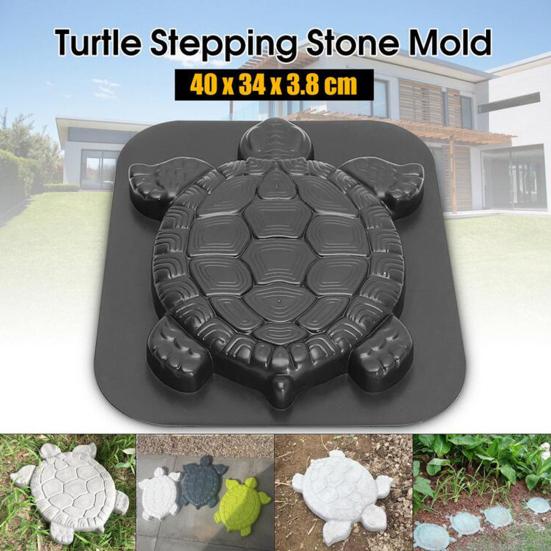 Каменная форма, практичная антипригарная форма из АБС-пластика в форме черепахи, изготовление шаговой дорожки для улицы