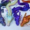 88СМ 3D-печатный Кристальный Дракон с драгоценными камнями Непоседа Игрушка Вращающийся Сочлененный Дракон Подарок для Детей с СДВГ Идеально для Подарка на День рождения
