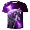 Lovers Wolf T Shirt Men's T-shirts For Men Free Ship Top Tee Short Sleeve Camiseta 3d Print Tshirt