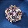 Exquisite Brooch, High-end Women's Luxurious Temperament, Crystal Corsage, Niche Design Sense Brooch
