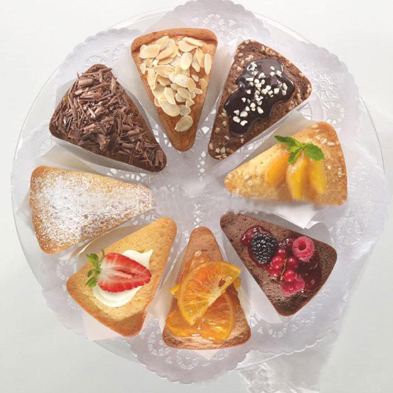 Силиконовая 8 треугольная полость, порционная форма для торта, ломтик теста, форма для пиццы, полезная