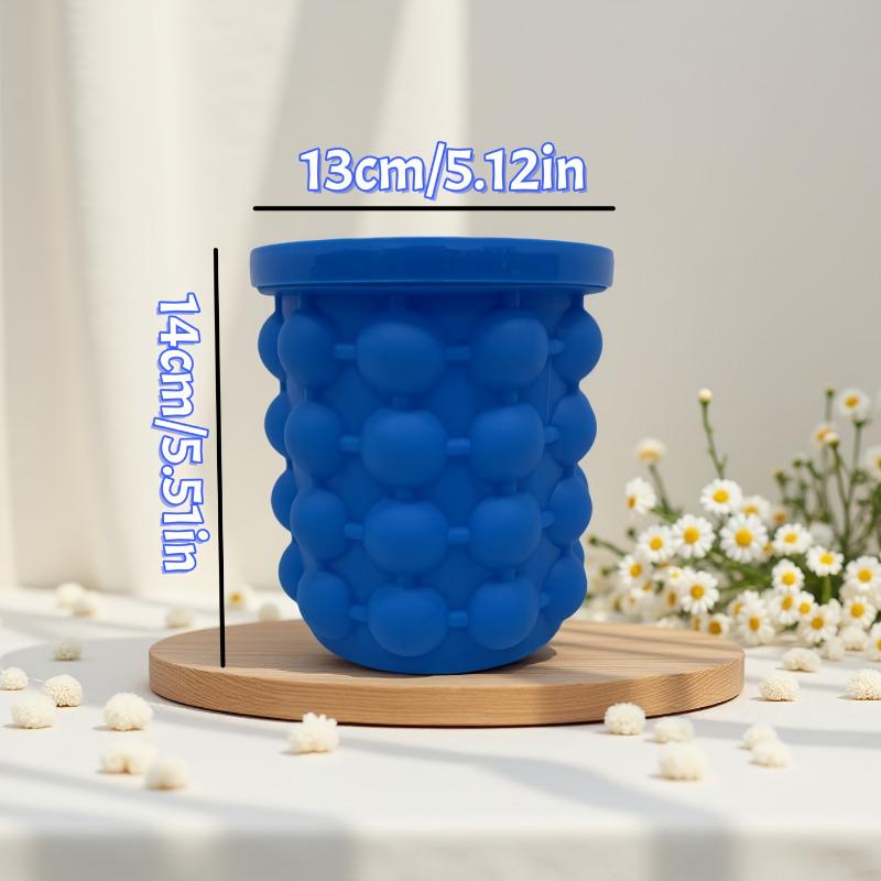Силиконовое ведерко для льда с формой, большой круглый DIY-аппарат для изготовления льда для коктейлей, виски и аксессуаров для домашнего бара