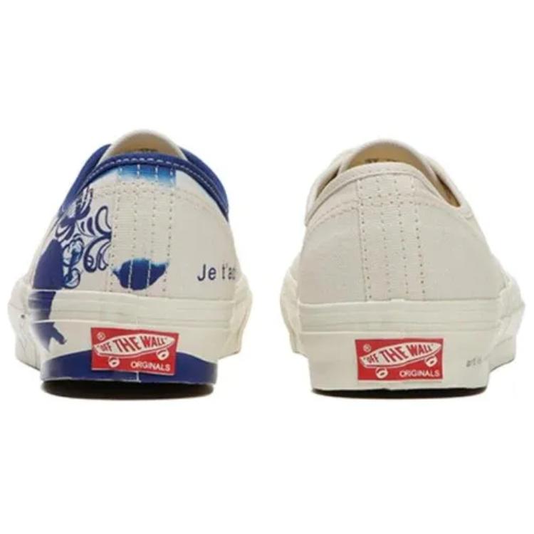 Vans Ttswtrs X Подушечная амортизация Прочные низкие кеды для скейтбординга Унисекс Кроссовки Бежевый VN0A4BV9BCC1